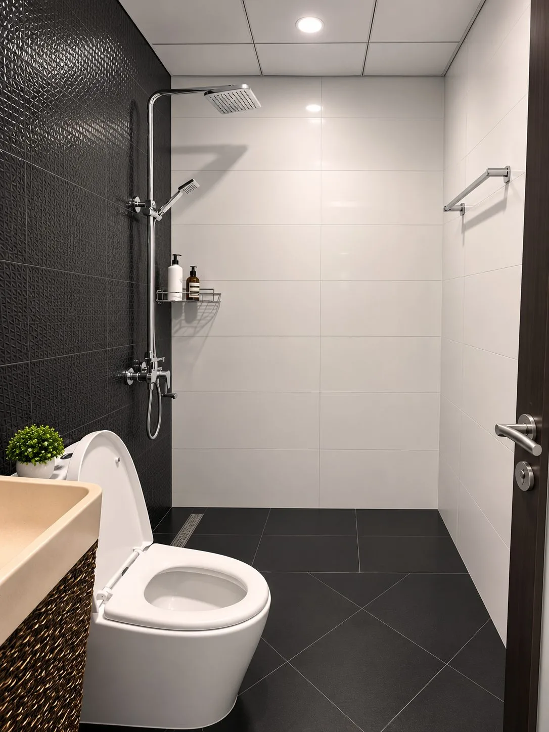 High Floor Furnished Studio | Miracle Garden Views