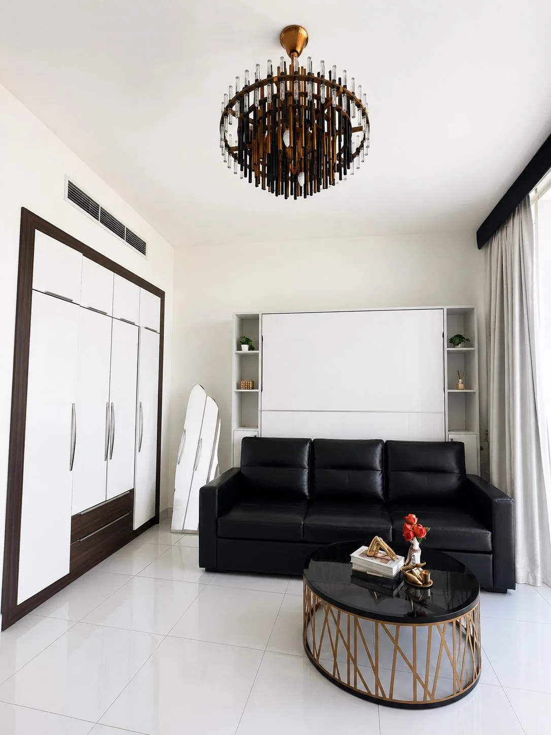 High Floor Furnished Studio | Miracle Garden Views