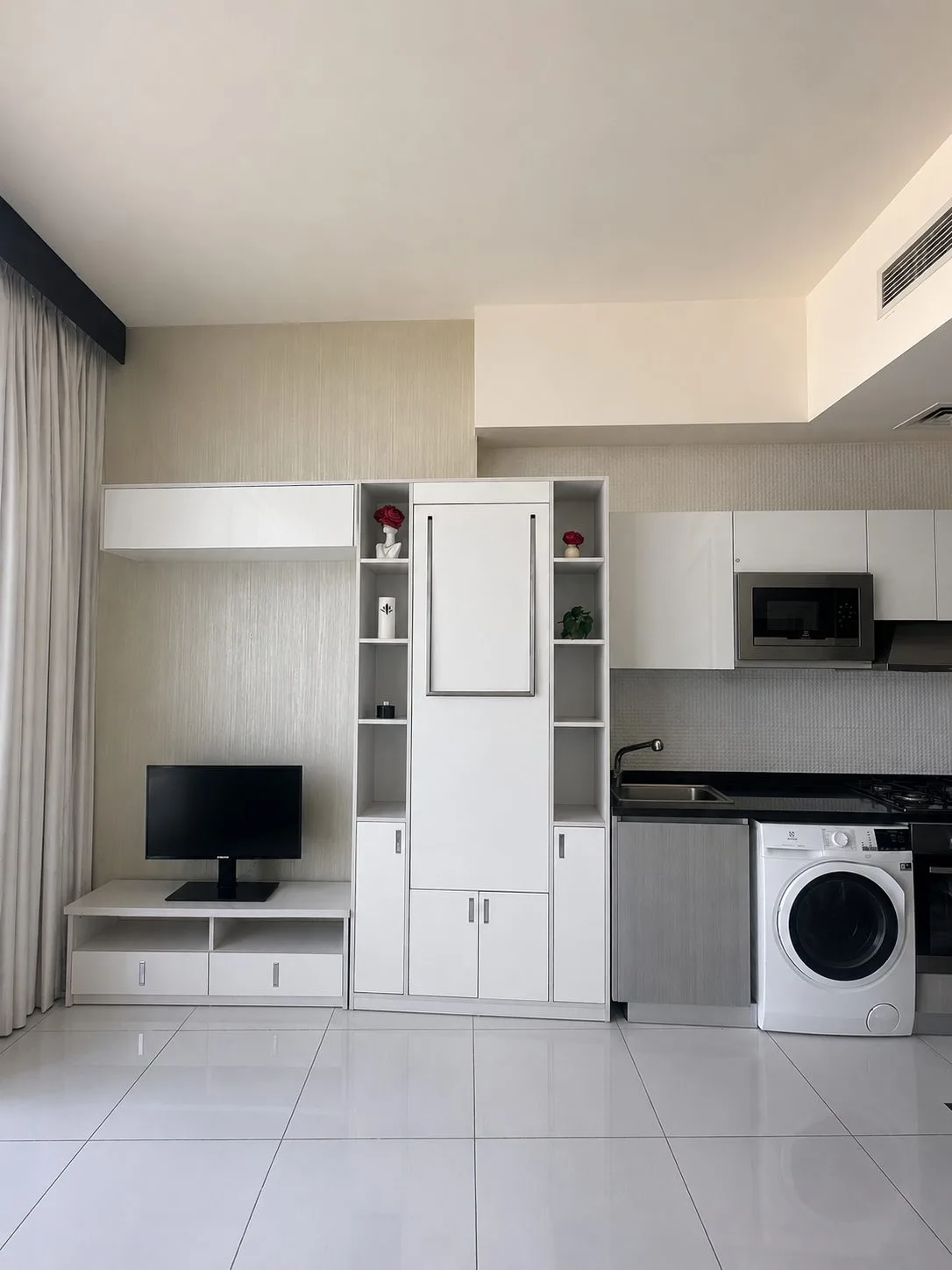 High Floor Furnished Studio | Miracle Garden Views