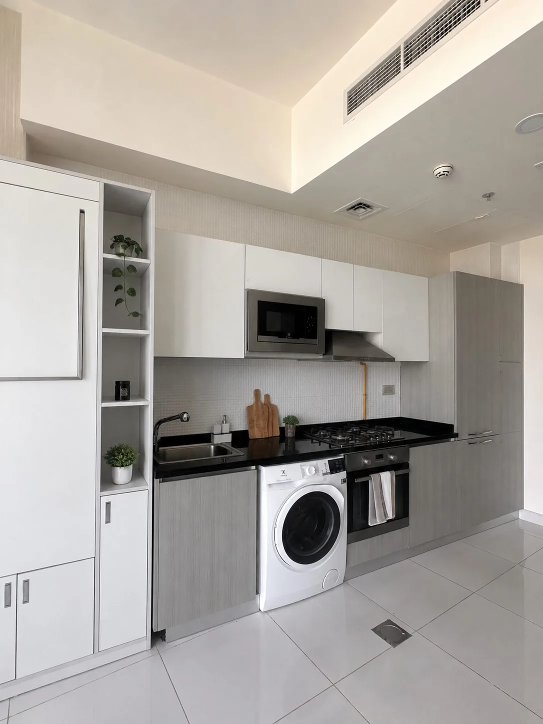 High Floor Furnished Studio | Miracle Garden Views