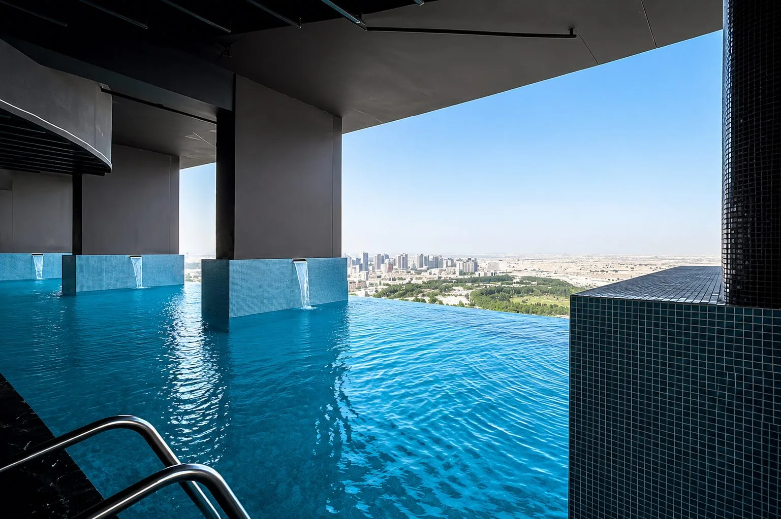 High Floor Furnished Studio | Miracle Garden Views