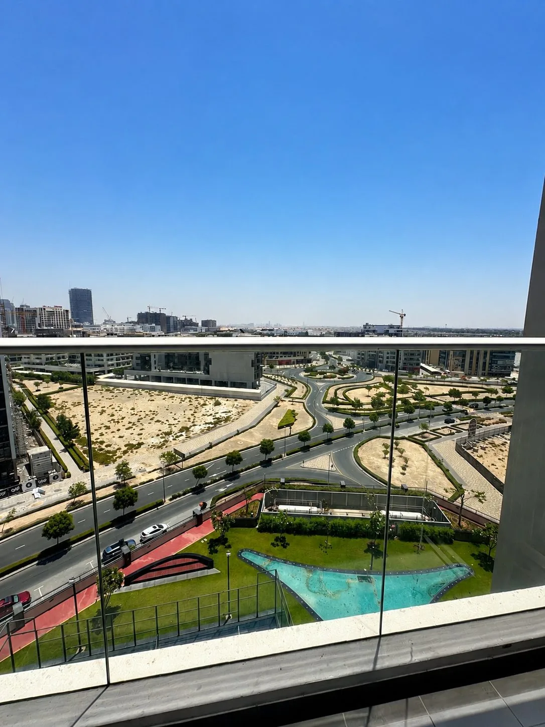 High Floor Furnished Studio | Miracle Garden Views